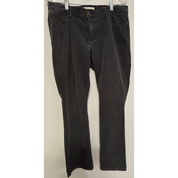 Old Navy Gray Corduroy Pants Size 14 - Picture 1 of 8